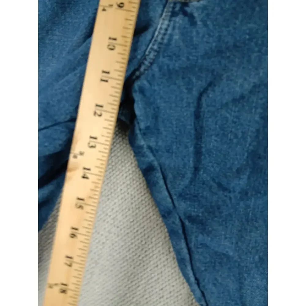 Wrangler Fleece-Lined Carpenter Jeans Mens 38X30 Blue Loose Fit Utility Winter‎